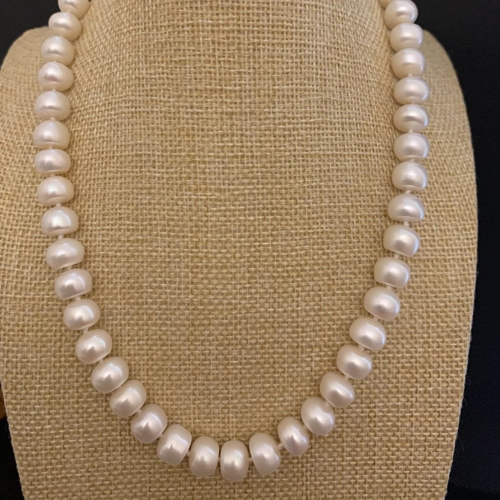 New genuine pearl 10-11 mm necklace